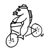 The Bicycling Fish (Adam Fletcher Sasse) logo